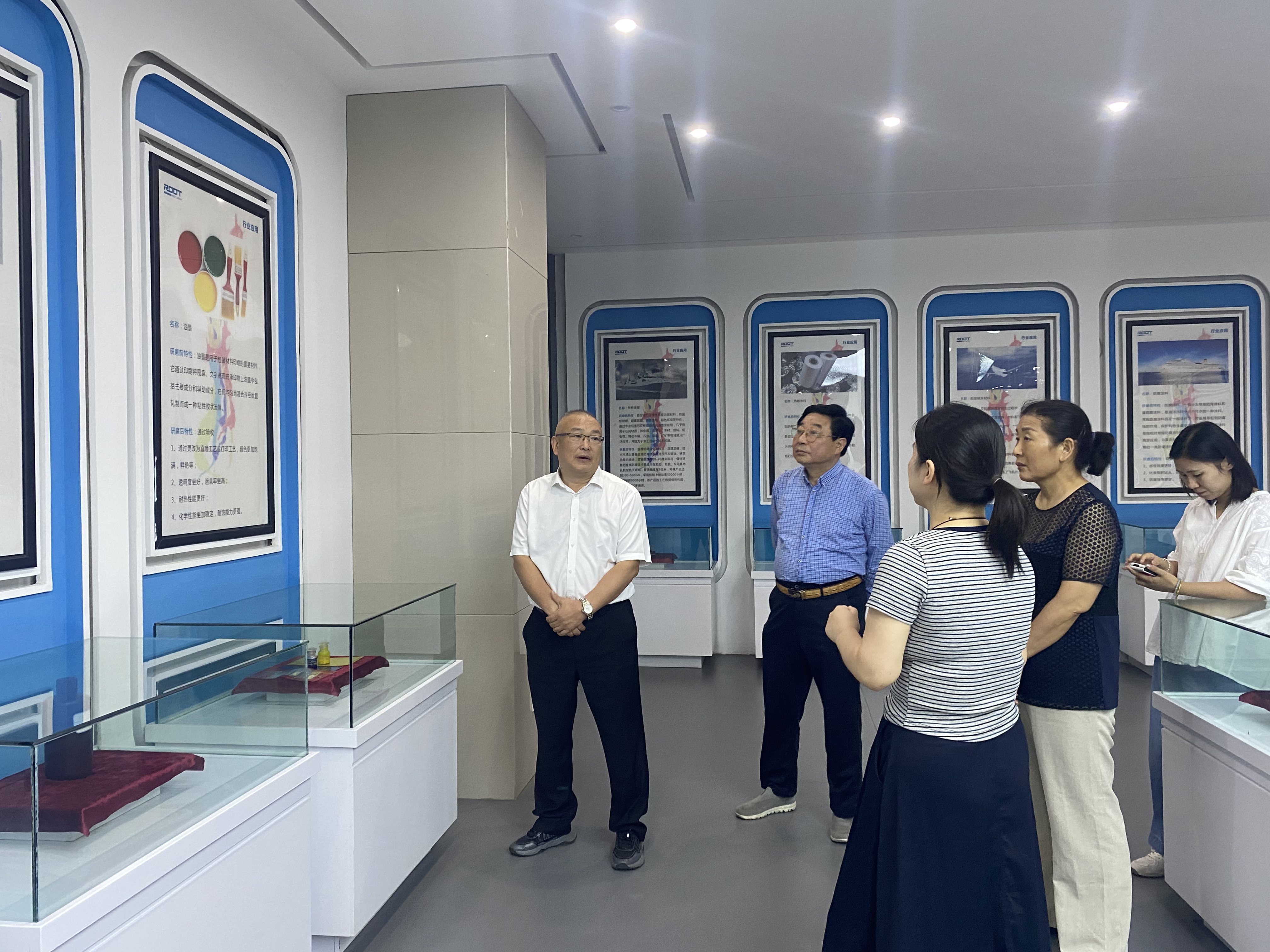 省经理人联合会领导走访儒特股份公司